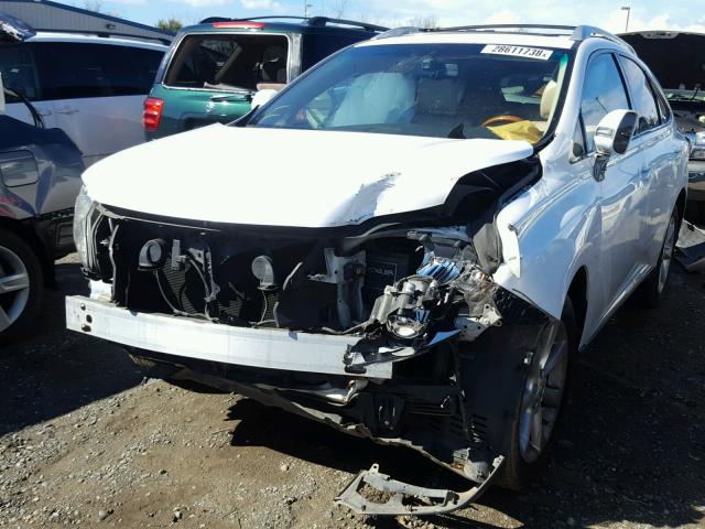 JTJBK1BA9A2412628 - 2010 LEXUS RX 350 WHITE photo 2