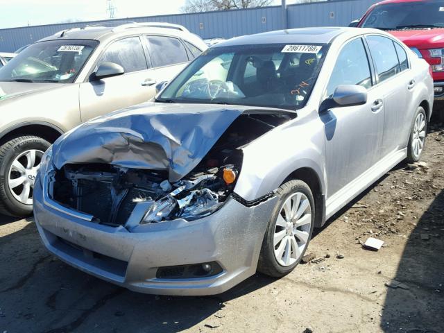 4S3BMCK67A3223751 - 2010 SUBARU LEGACY 2.5 GRAY photo 2