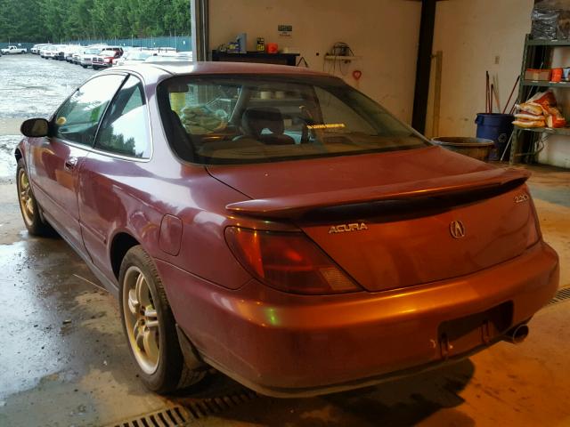 19UYA1158VL014638 - 1997 ACURA 2.2CL Rojo foto 3