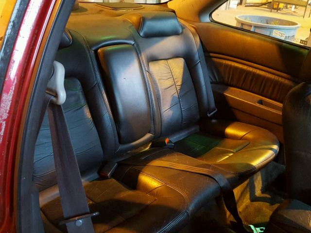 19UYA1158VL014638 - 1997 ACURA 2.2CL Rojo foto 6