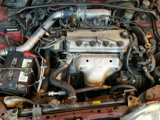 19UYA1158VL014638 - 1997 ACURA 2.2CL Rojo foto 7