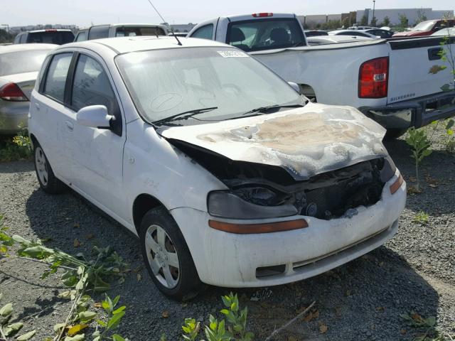 KL1TD66698B263997 - 2008 CHEVROLET AVEO/LS WHITE photo 1