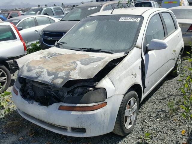 KL1TD66698B263997 - 2008 CHEVROLET AVEO/LS WHITE photo 2