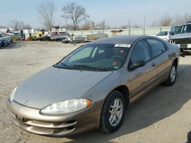 2B3HD46R02H185252 - 2002 DODGE INTREPID S Qızıl foto 2