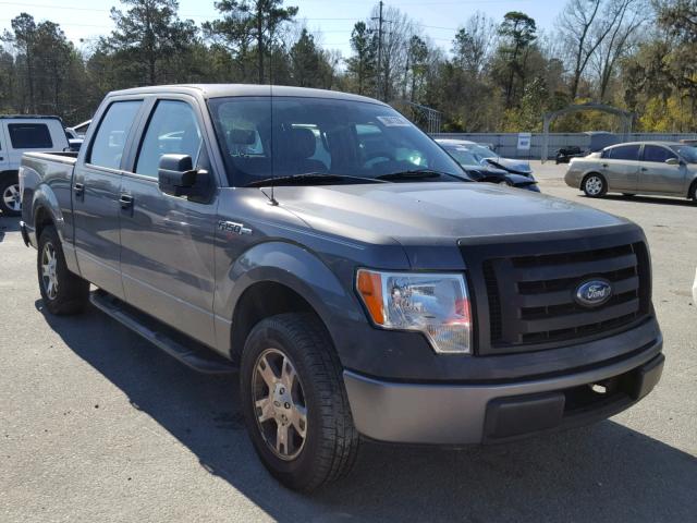 1FTRW12849FA78600 - 2009 FORD F150 SUPER GRAY photo 1