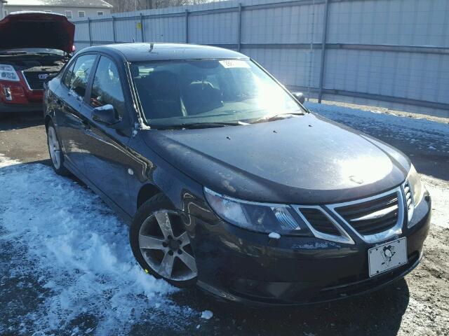 YS3FB49YX81006505 - 2008 SAAB 9-3 2.0T BLACK photo 1