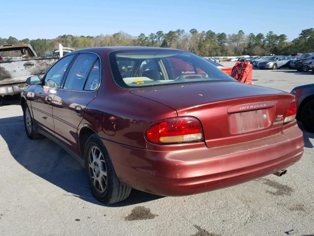 1G3WH52H92F162101 - 2002 OLDSMOBILE INTRIGUE G RED photo 3