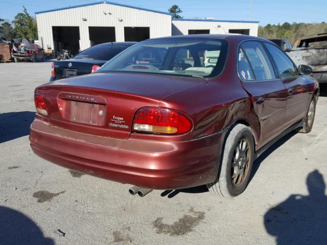 1G3WH52H92F162101 - 2002 OLDSMOBILE INTRIGUE G RED photo 4