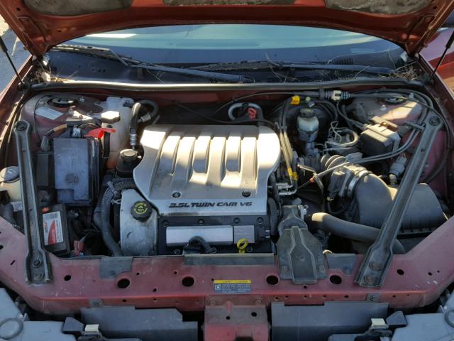 1G3WH52H92F162101 - 2002 OLDSMOBILE INTRIGUE G RED photo 7