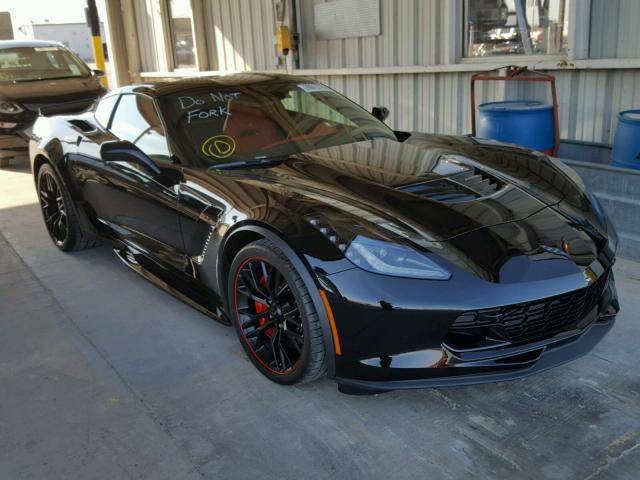 1G1YU2D60J5601326 - 2018 CHEVROLET CORVETTE Z BLACK photo 1