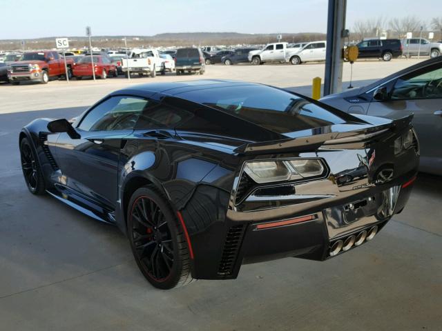 1G1YU2D60J5601326 - 2018 CHEVROLET CORVETTE Z BLACK photo 3