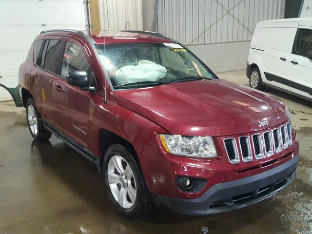 1C4NJDBB5CD524766 - 2012 JEEP COMPASS SP RED photo 1