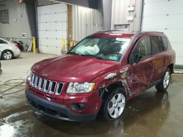 1C4NJDBB5CD524766 - 2012 JEEP COMPASS SP RED photo 2