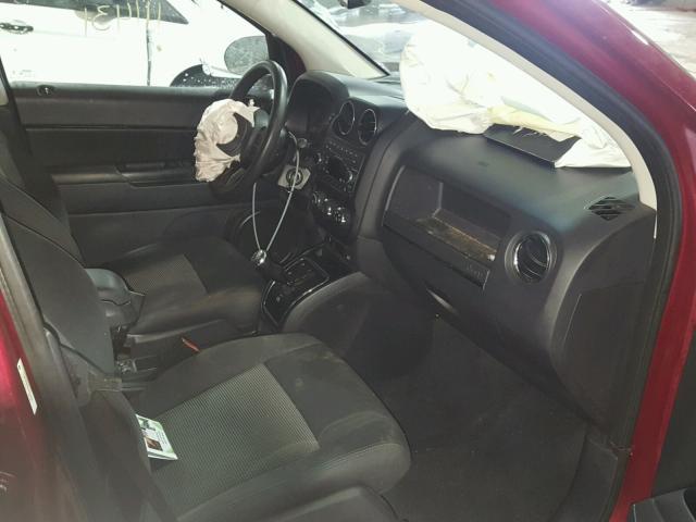 1C4NJDBB5CD524766 - 2012 JEEP COMPASS SP RED photo 5