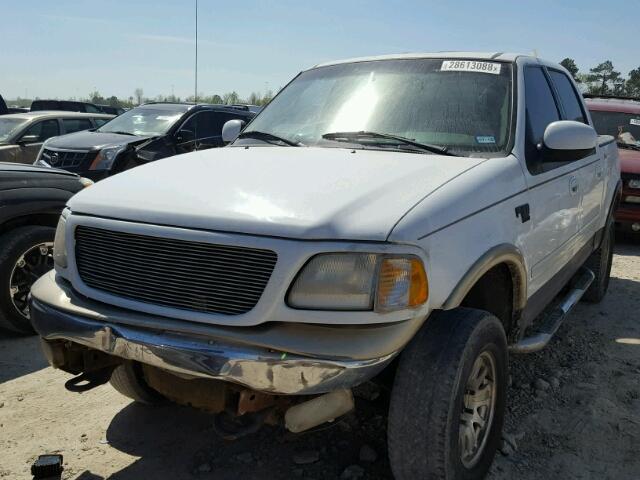 1FTRW08L51KD83721 - 2001 FORD F150 SUPER WHITE photo 2