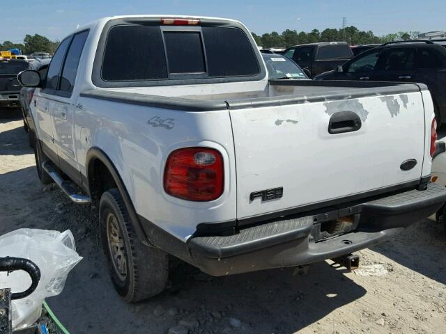 1FTRW08L51KD83721 - 2001 FORD F150 SUPER WHITE photo 3