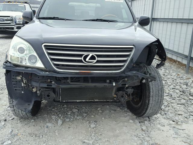 JTJBT20X240050894 - 2004 LEXUS GX 470 BLACK photo 9