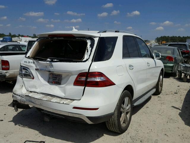 4JGDA5JB3FA443527 - 2015 MERCEDES-BENZ ML 350 WHITE photo 4