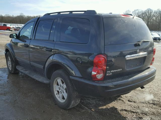 1D8HB48N26F158142 - 2006 DODGE DURANGO SL BLACK photo 3