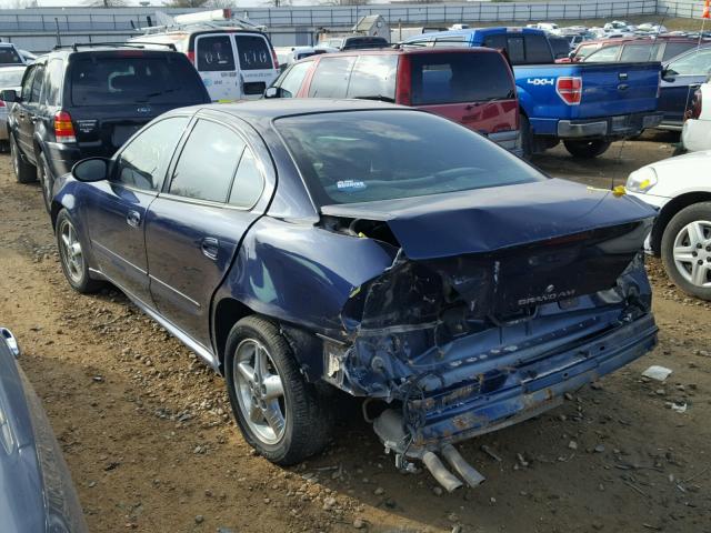 1G2NF52E04M648631 - 2004 PONTIAC GRAND AM S BLUE photo 3