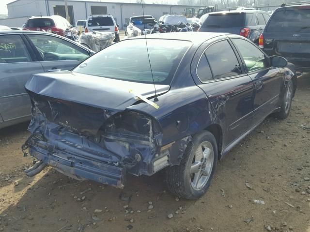 1G2NF52E04M648631 - 2004 PONTIAC GRAND AM S BLUE photo 4