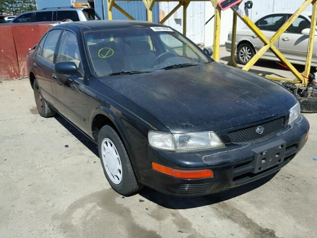 JN1CA21D0TT742380 - 1996 NISSAN MAXIMA GLE BLACK photo 1