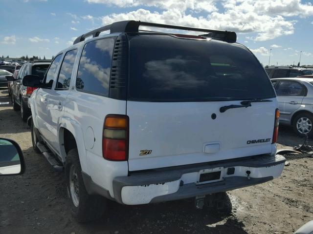 1GNEK13TX3R296874 - 2003 CHEVROLET TAHOE K150 WHITE photo 3