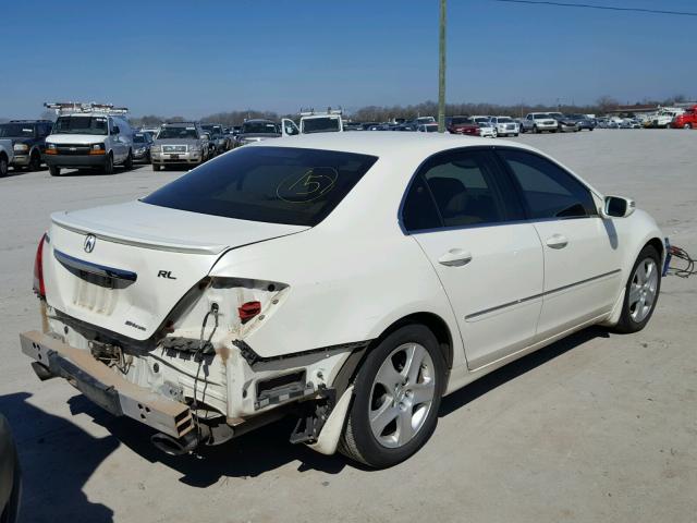 JH4KB16608C001629 - 2008 ACURA RL WHITE photo 4