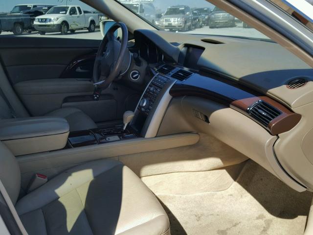 JH4KB16608C001629 - 2008 ACURA RL WHITE photo 5