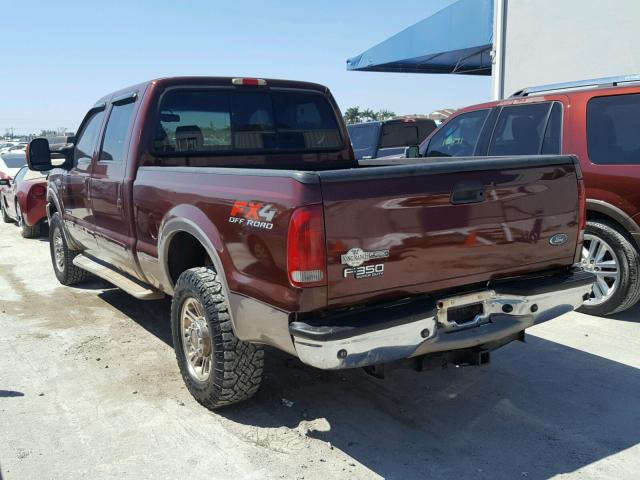 1FTSW21P16EB41914 - 2006 FORD F250 SUPER BROWN photo 3