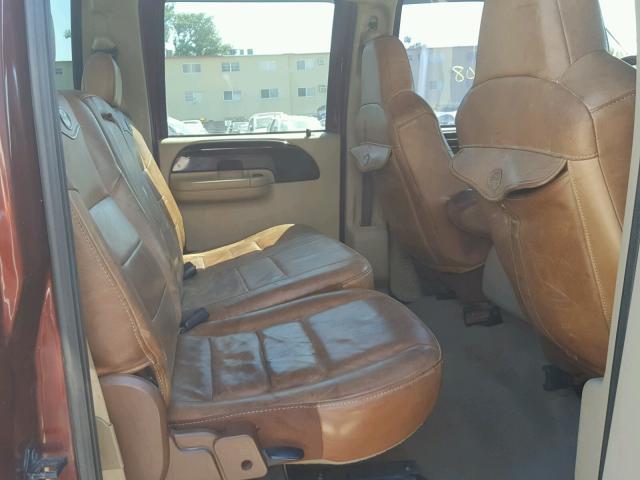 1FTSW21P16EB41914 - 2006 FORD F250 SUPER BROWN photo 6