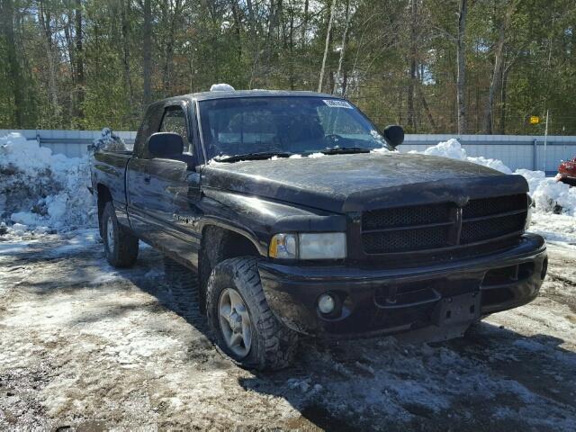 3B7HF13Y81G753782 - 2001 DODGE RAM 1500 BLACK photo 1