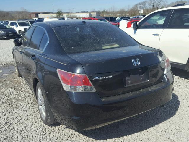 1HGCP26818A129292 - 2008 HONDA ACCORD EXL BLACK photo 3