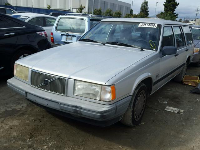 YV1FW8819N2343402 - 1992 VOLVO 740 GRAY photo 2