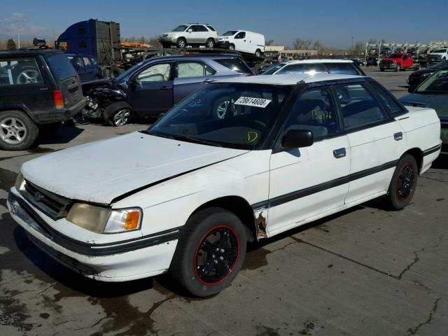 JF2BC63C6LG618557 - 1990 SUBARU LEGACY L WHITE photo 2