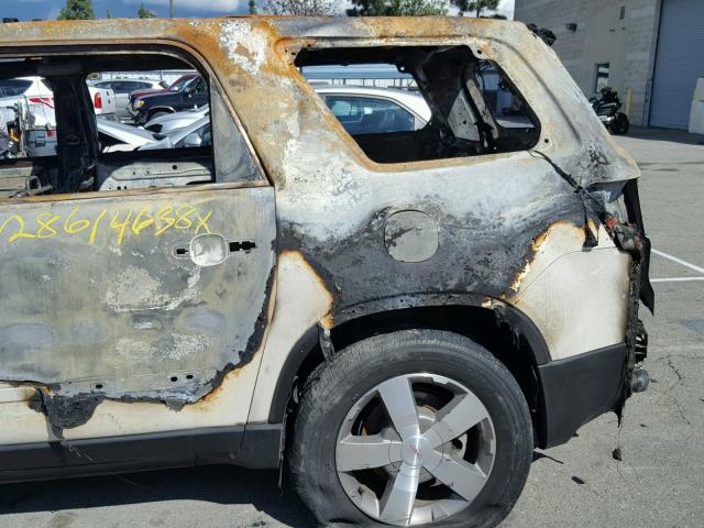 1GKER33D39J108281 - 2009 GMC ACADIA SLT თეთრი ფოტო 10