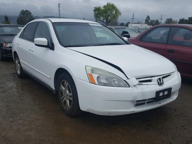 1HGCM56405A124975 - 2005 HONDA ACCORD LX WHITE photo 1