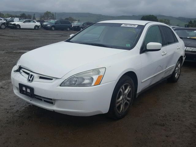 1HGCM56405A124975 - 2005 HONDA ACCORD LX WHITE photo 2