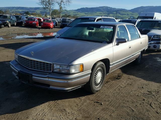 1G6KD52B6SU251760 - 1995 CADILLAC DEVILLE BEIGE photo 2