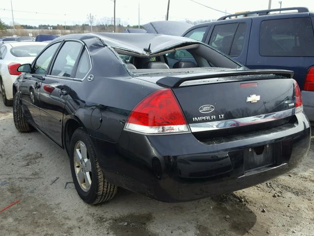 2G1WT58K981232478 - 2008 CHEVROLET IMPALA LT BLACK photo 3