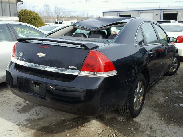 2G1WT58K981232478 - 2008 CHEVROLET IMPALA LT BLACK photo 4