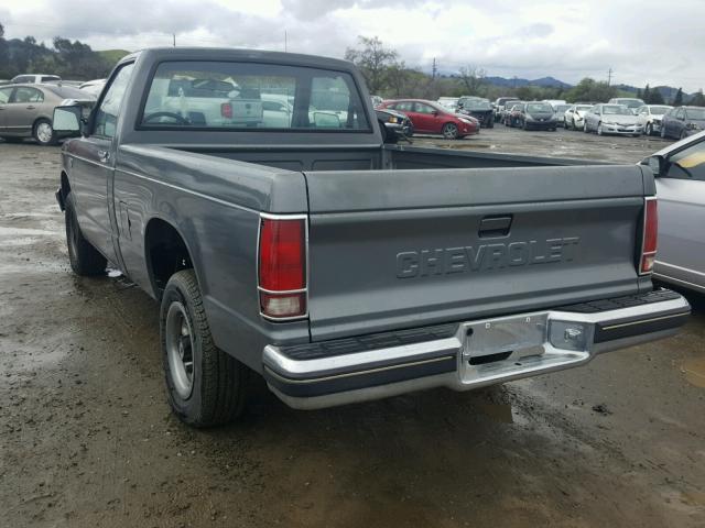 1GCCS14E0J8200771 - 1988 CHEVROLET S TRUCK S1 CHARCOAL photo 3