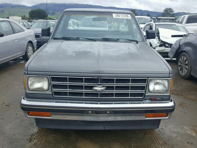 1GCCS14E0J8200771 - 1988 CHEVROLET S TRUCK S1 CHARCOAL photo 9