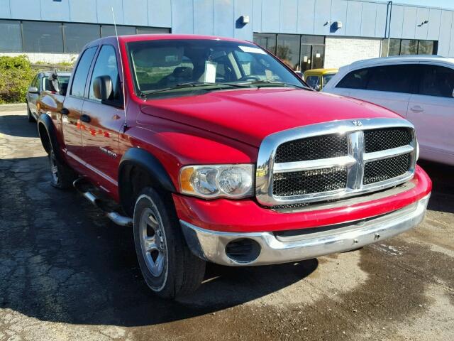 1D7HU18N45S303331 - 2005 DODGE RAM 1500 RED photo 1