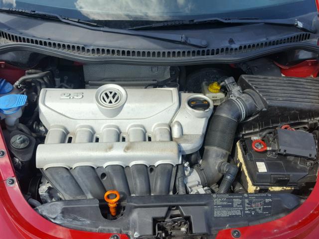 3VWRF31Y87M405135 - 2007 VOLKSWAGEN NEW BEETLE 红色 照片 7