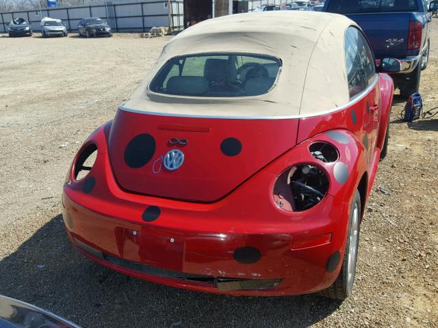 3VWRF31Y87M405135 - 2007 VOLKSWAGEN NEW BEETLE 红色 照片 9