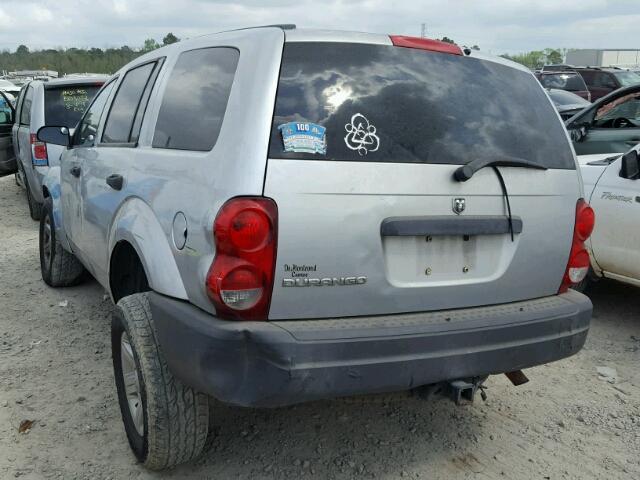 1D4HD38N64F209211 - 2004 DODGE DURANGO ST SILVER photo 3