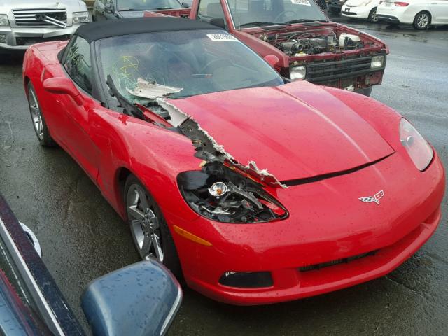 1G1YY36U775126479 - 2007 CHEVROLET CORVETTE RED photo 1