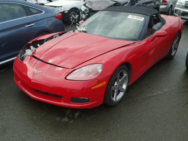 1G1YY36U775126479 - 2007 CHEVROLET CORVETTE RED photo 2