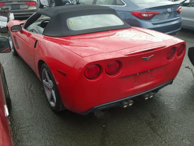 1G1YY36U775126479 - 2007 CHEVROLET CORVETTE RED photo 3